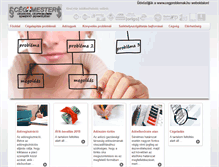 Tablet Screenshot of cegproblemak.hu